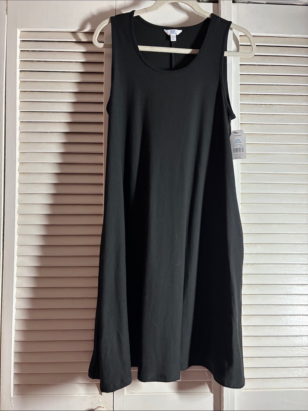 Black Sleeveless A-Line Dress - Classic Women's Dress